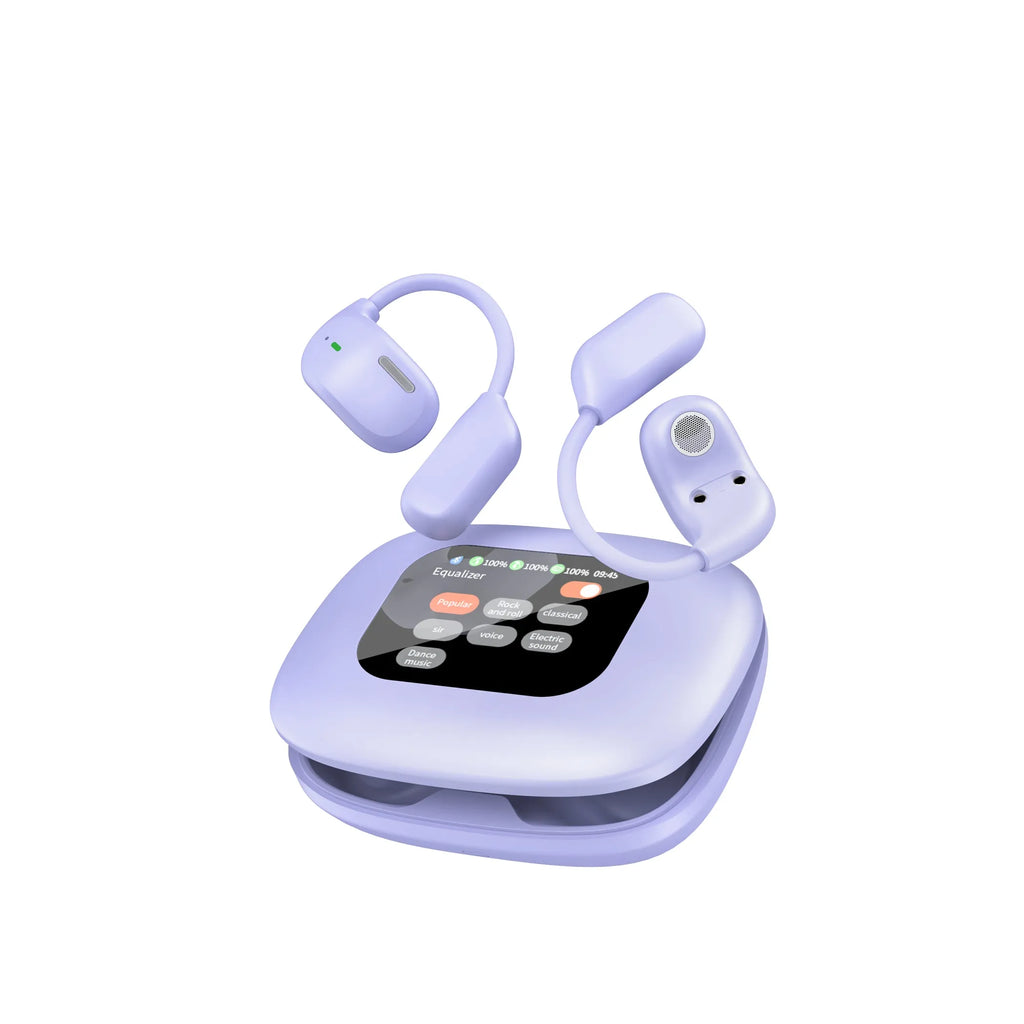 3 - In-1 Smart AI Translator And Out-Of-Ear Wireless Bluetooth Earphones