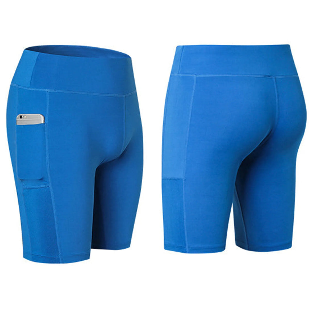 All Seasons Yoga Shorts Stretchable With Phone Pocket - Pack Of: 1