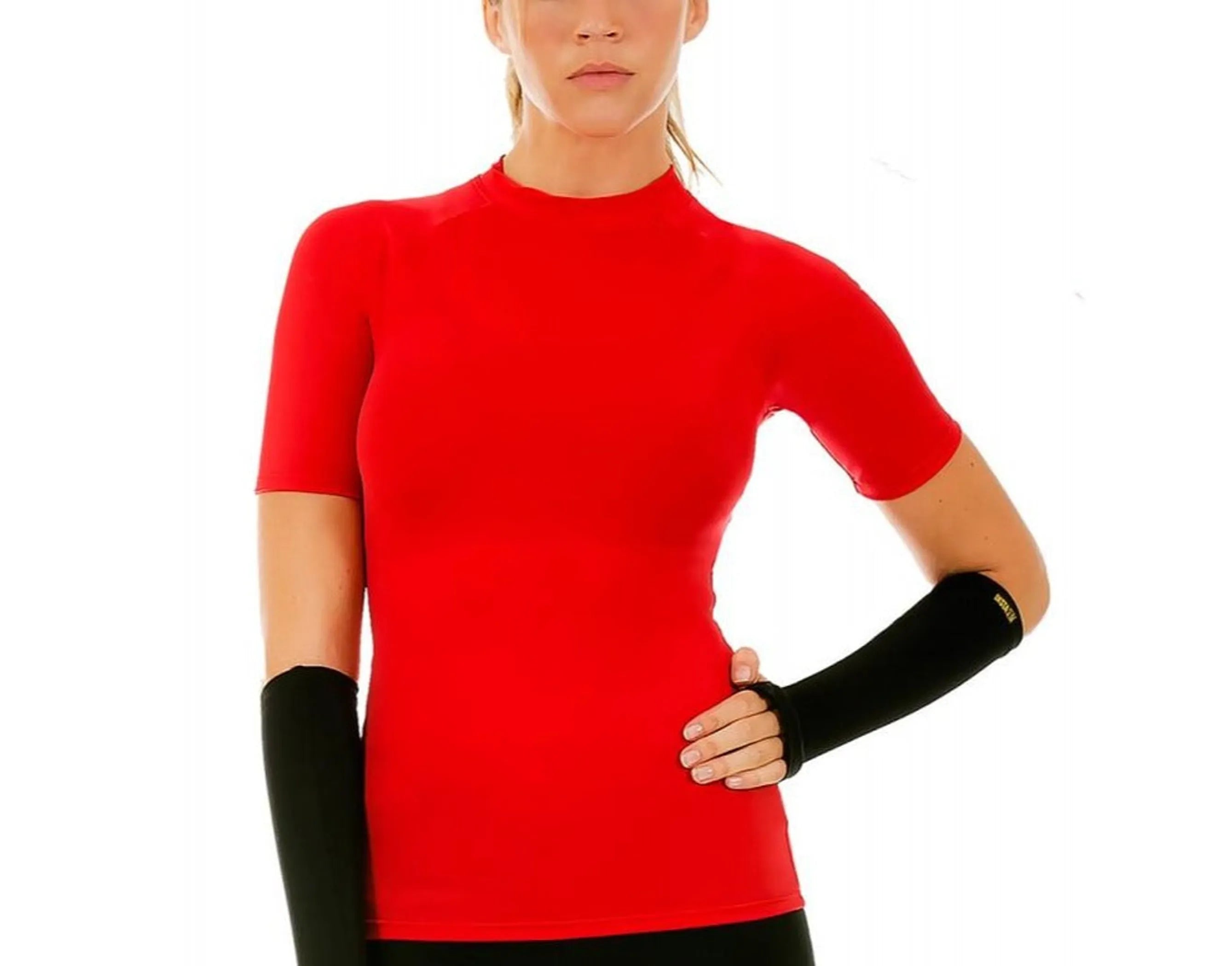 InstantFigure Activewear Compression Short Sleeve Top
