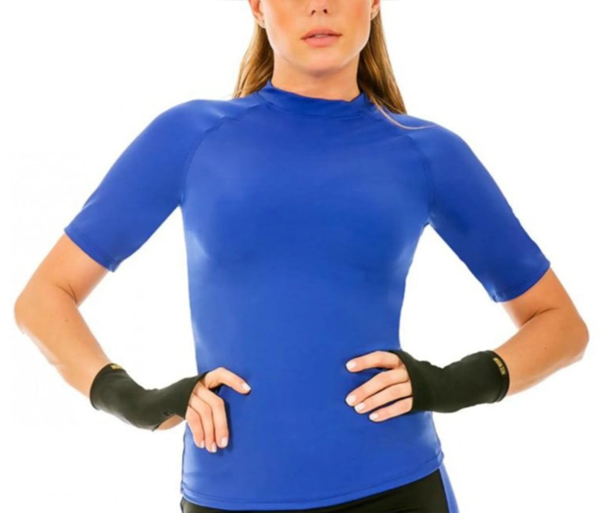 InstantFigure Activewear Compression Short Sleeve Top