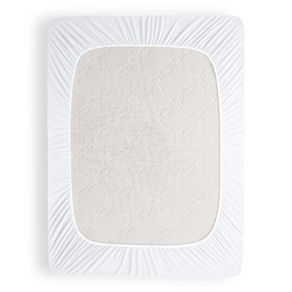 King Size Waterproof Mattress Pad Fitted Elastic Cover