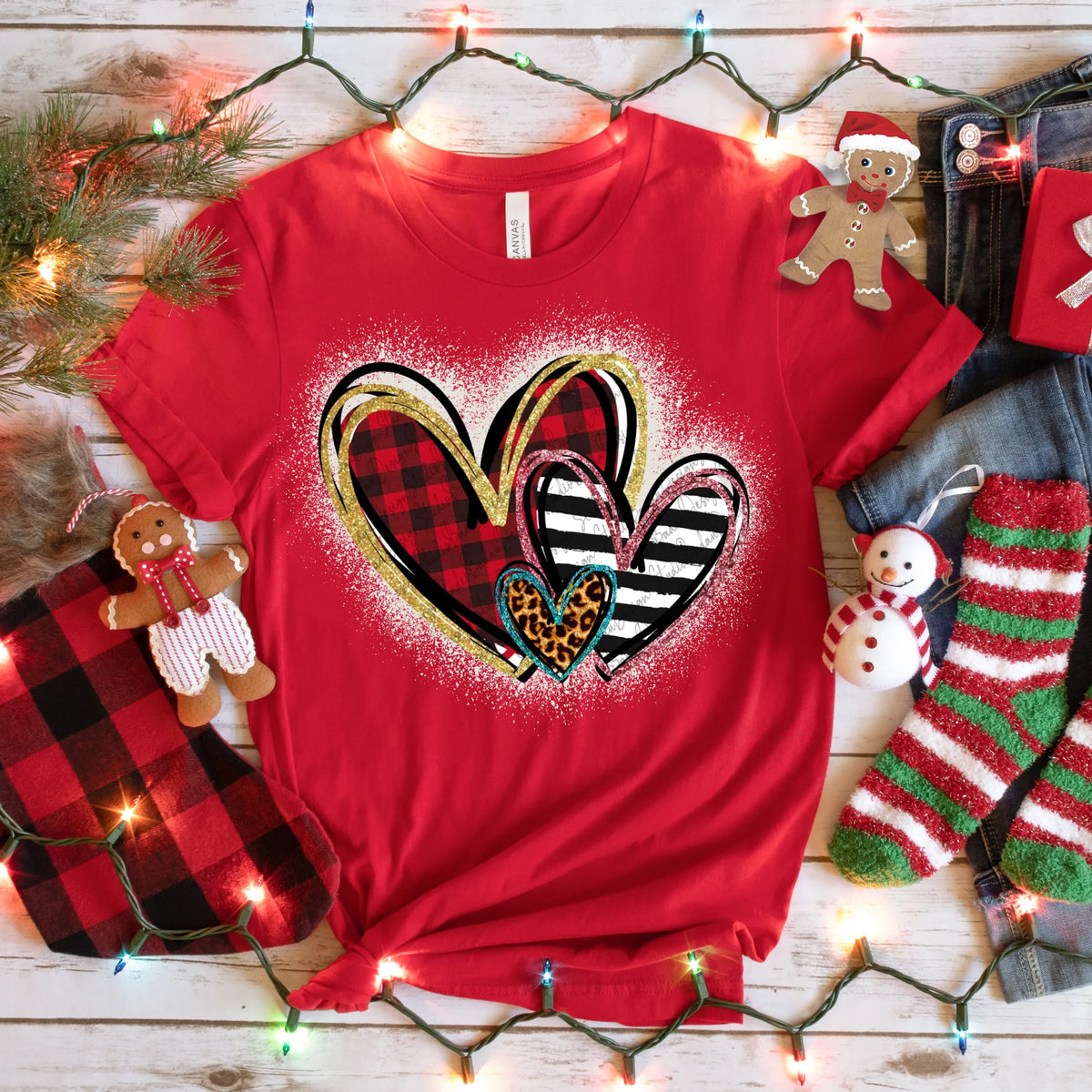 HEARTS  T-SHIRT
