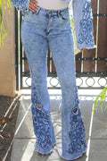 Set The Record Bell Bottom Jeans