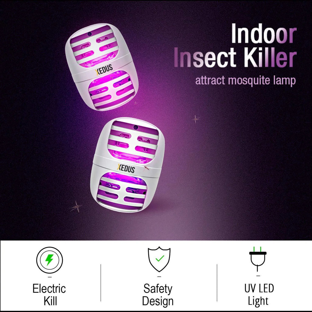Bug Zapper Indoor Plug in Mosquito Killer lamp Insect Trap Electric Insect Repellent Pest Control for Bedroom Kitchen Office Home