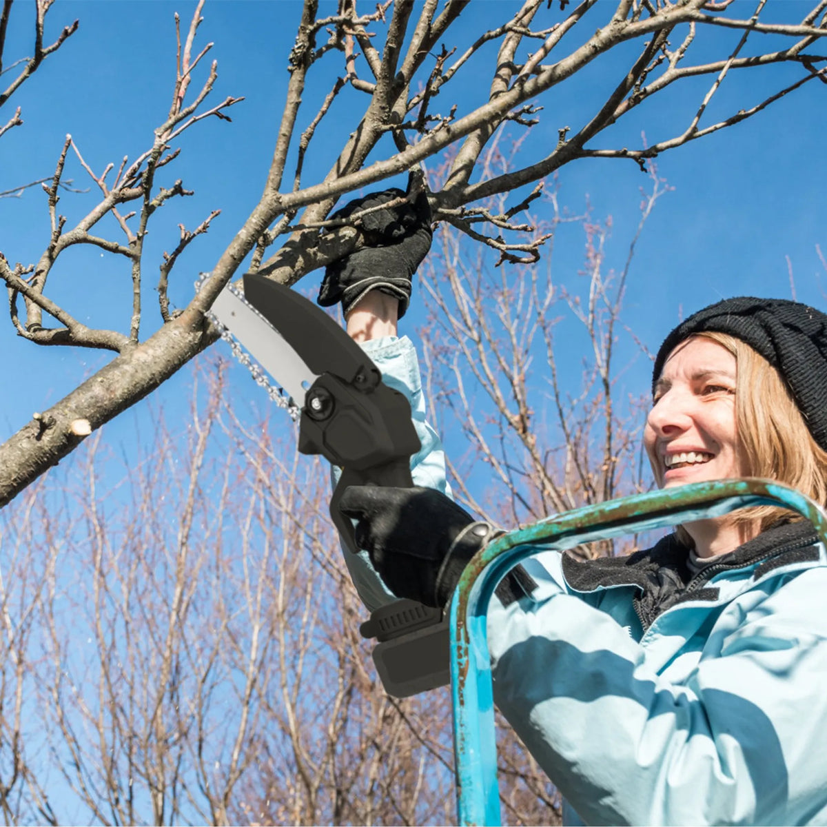 Electric Mini Chainsaw Portable Handheld