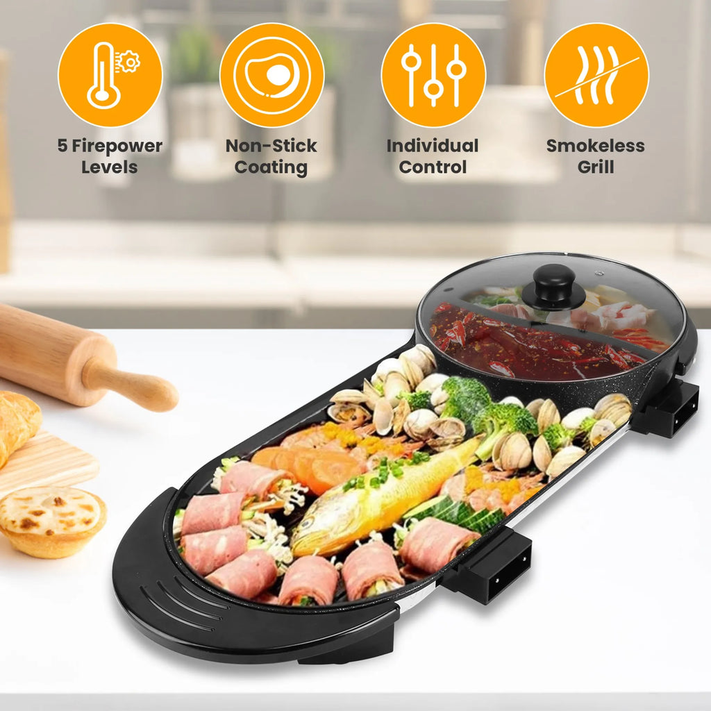 2 in 1 Electric Hot Pot