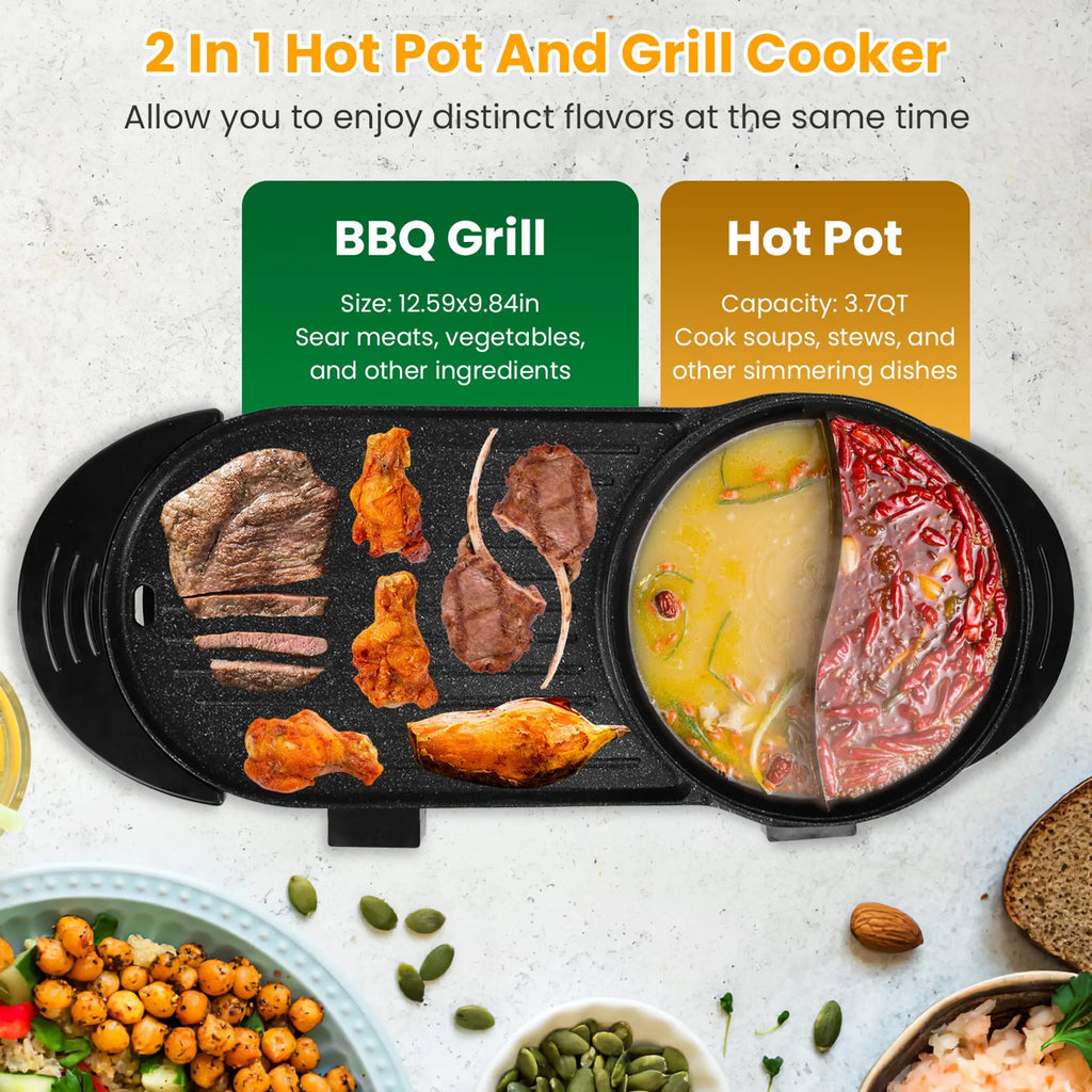 2 in 1 Electric Hot Pot