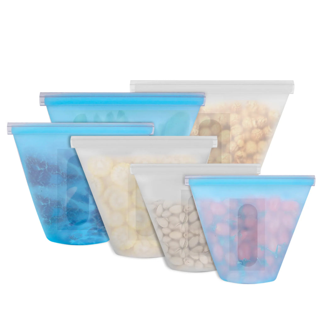 3Pcs Silicone Food Storage Bag