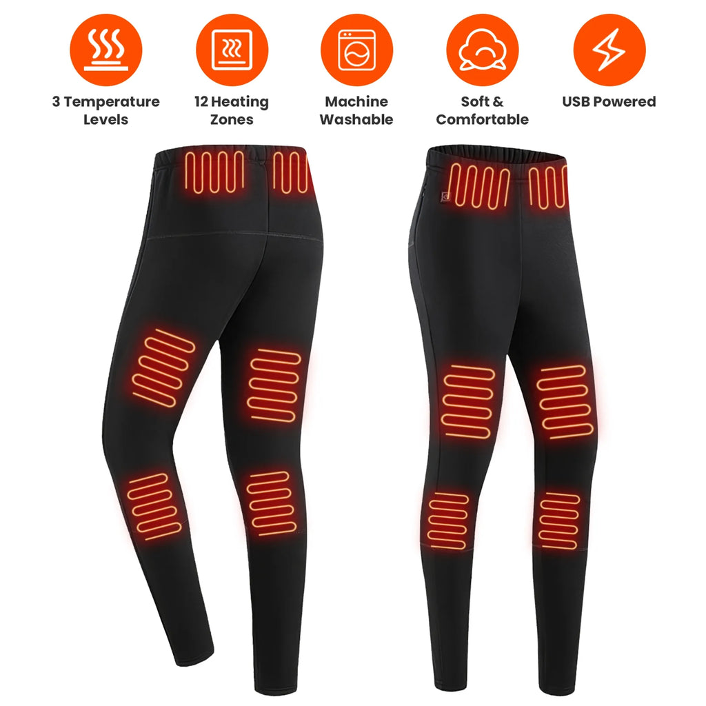 Winter Heated Pants for Men Women