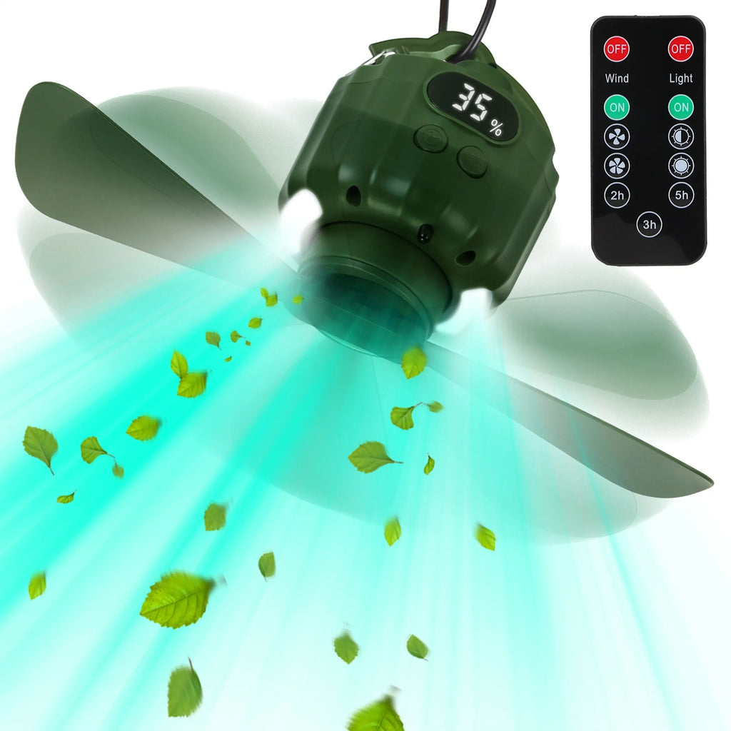 Portable Camping Ceiling LED Fan