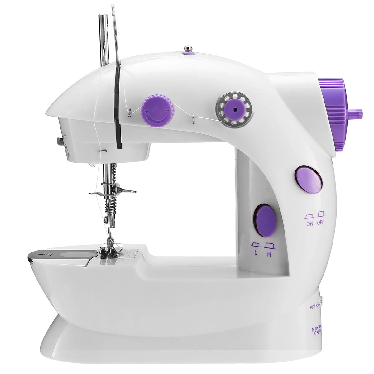 Electric Sewing Machine Portable 2 Speed Overlock Foot