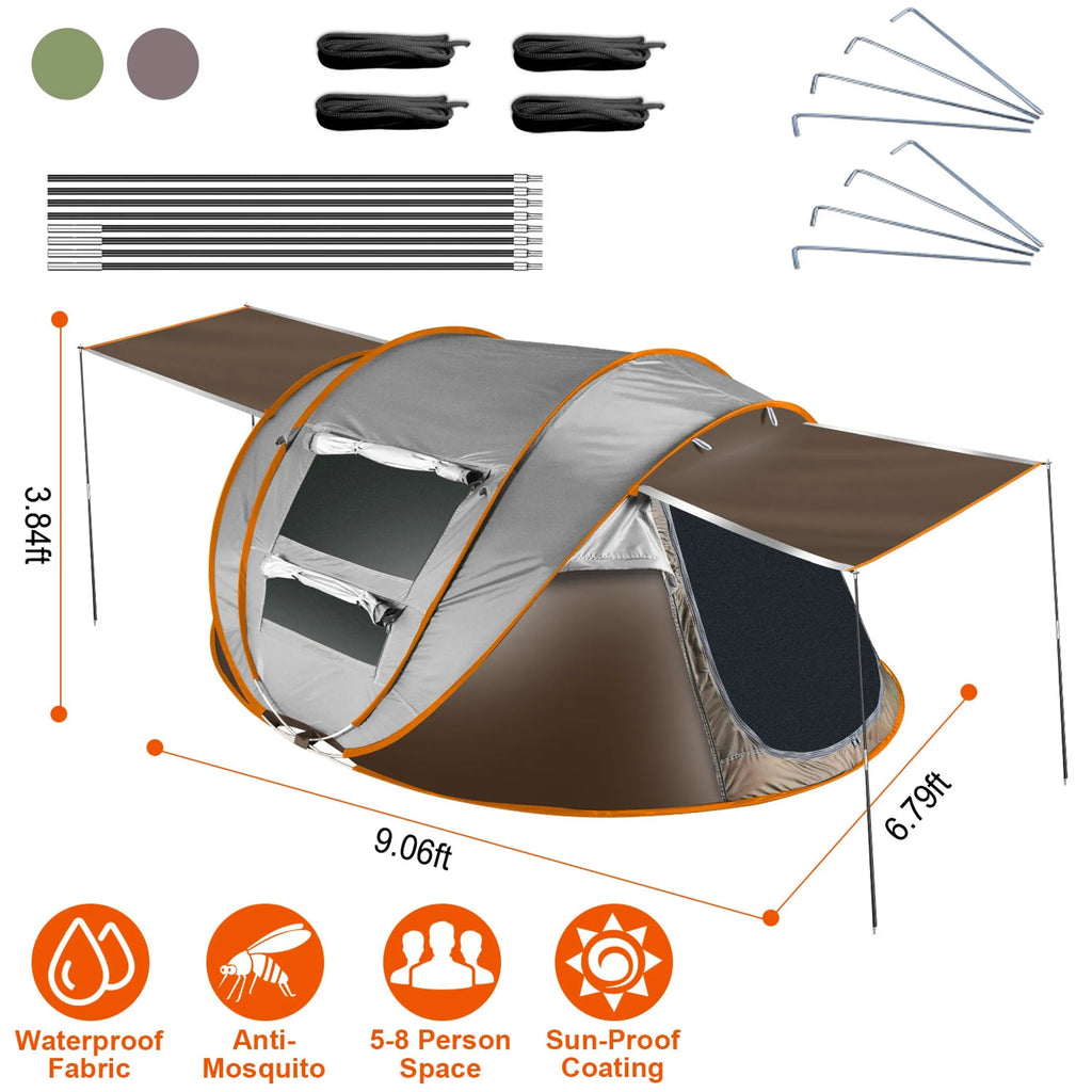 5-8 Person Pop Up Tent