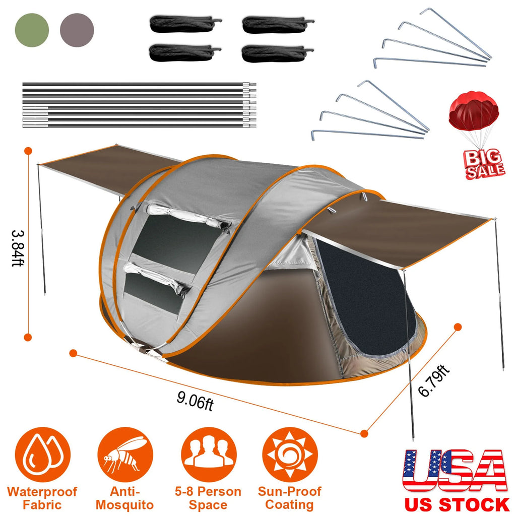 5-8 Person Pop Up Tent