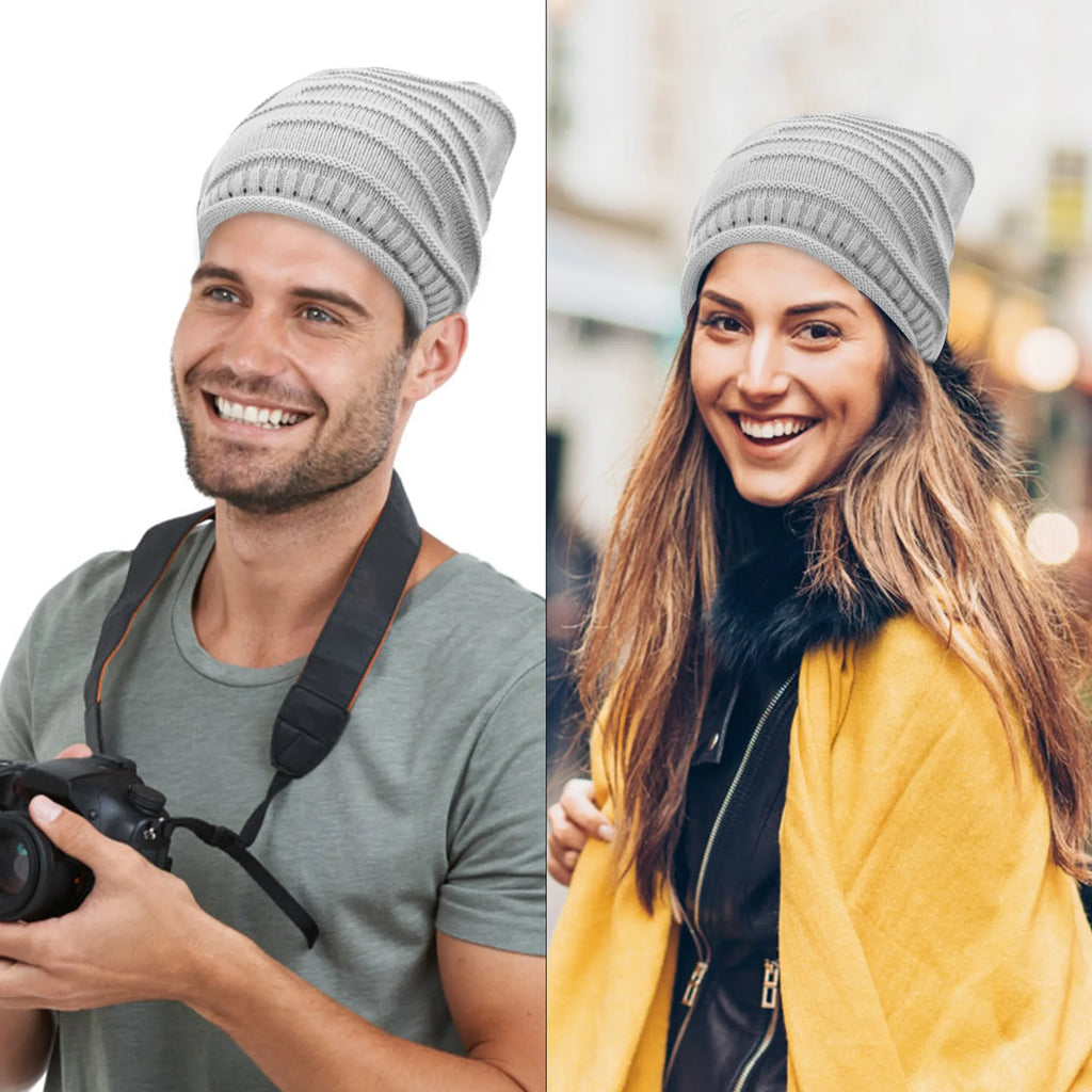Unisex Knit Beanie Hat Winter Warm Hat