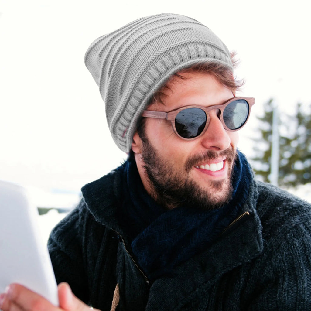 Unisex Knit Beanie Hat Winter Warm Hat