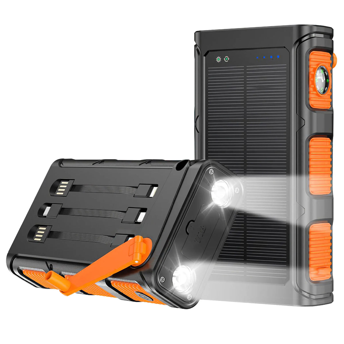 50000mAh Solar Power Bank Portable Fast Charger