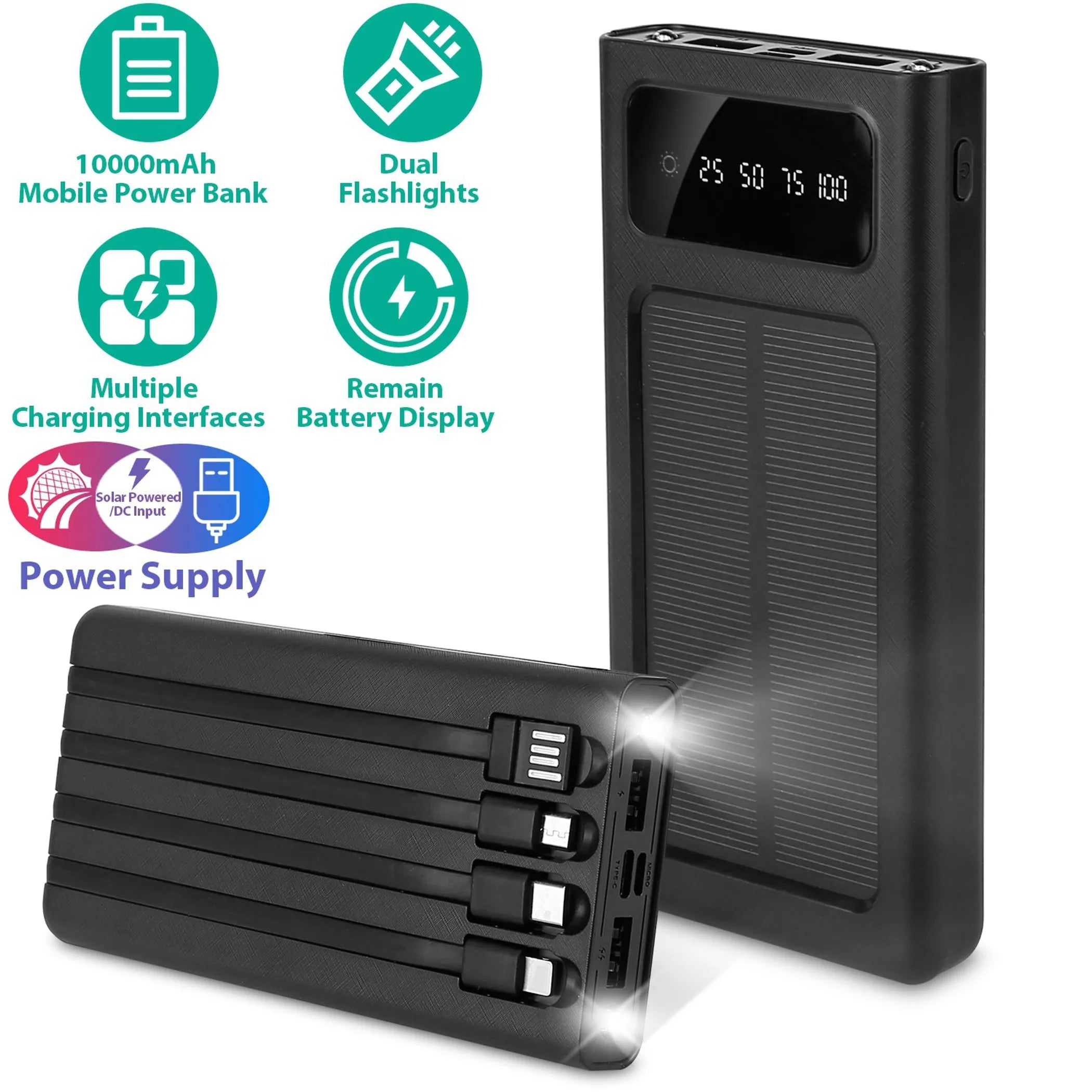 Portable Power Bank Solar Power