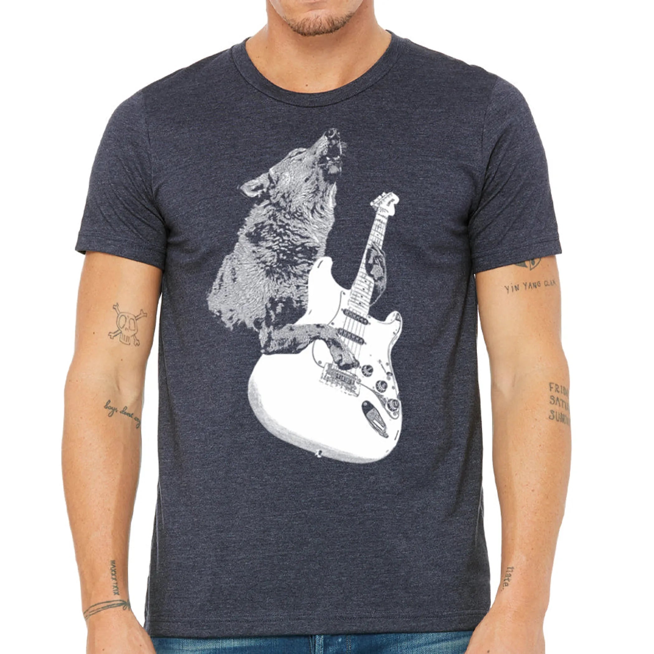 Wolf Playing Guitar