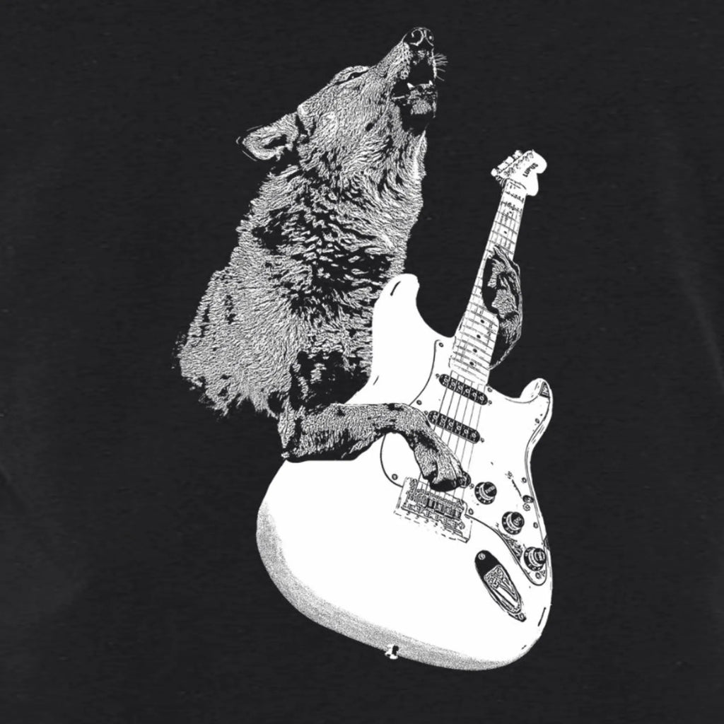 Wolf Playing Guitar
