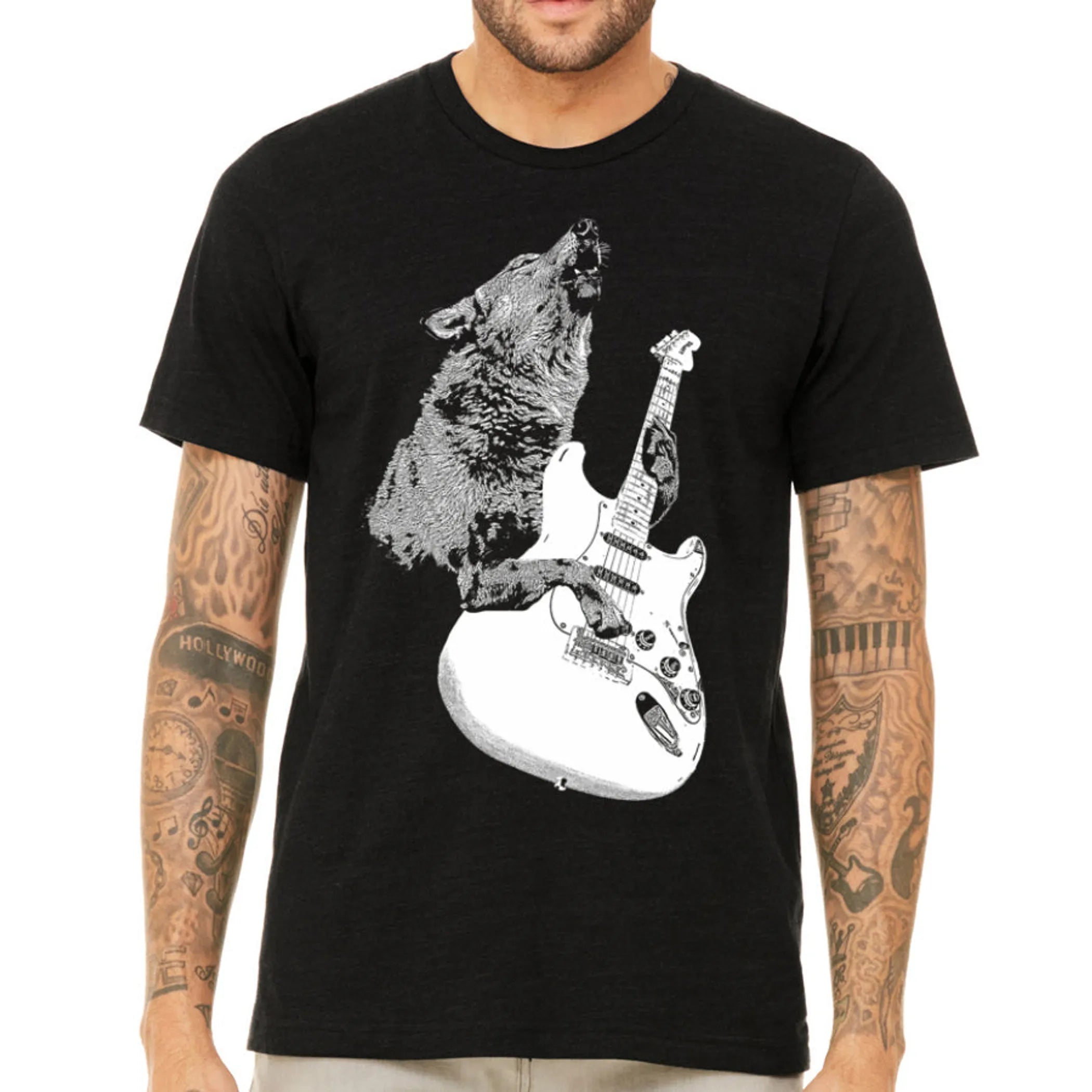 Wolf Playing Guitar