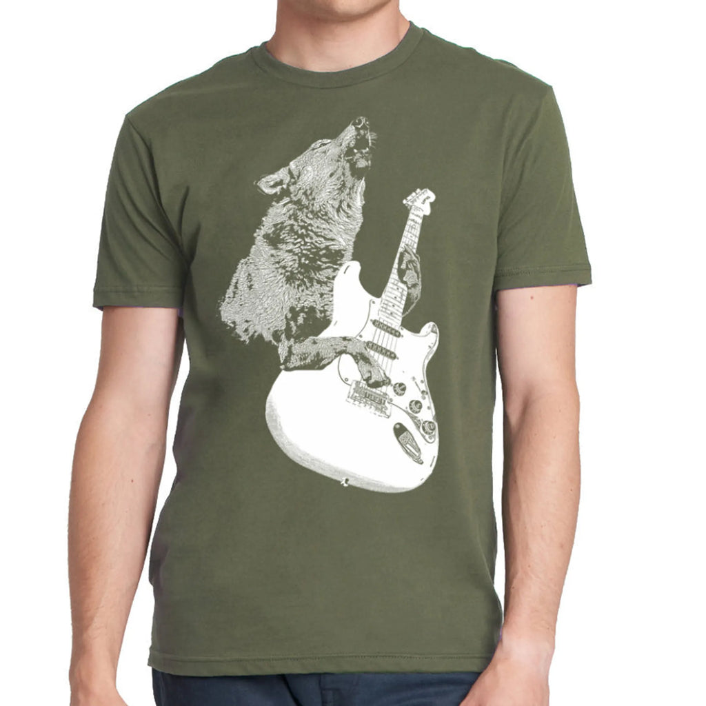 Wolf Playing Guitar