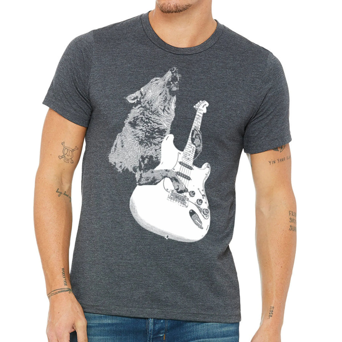 Wolf Playing Guitar