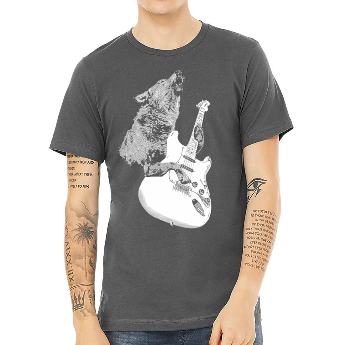 Wolf Playing Guitar