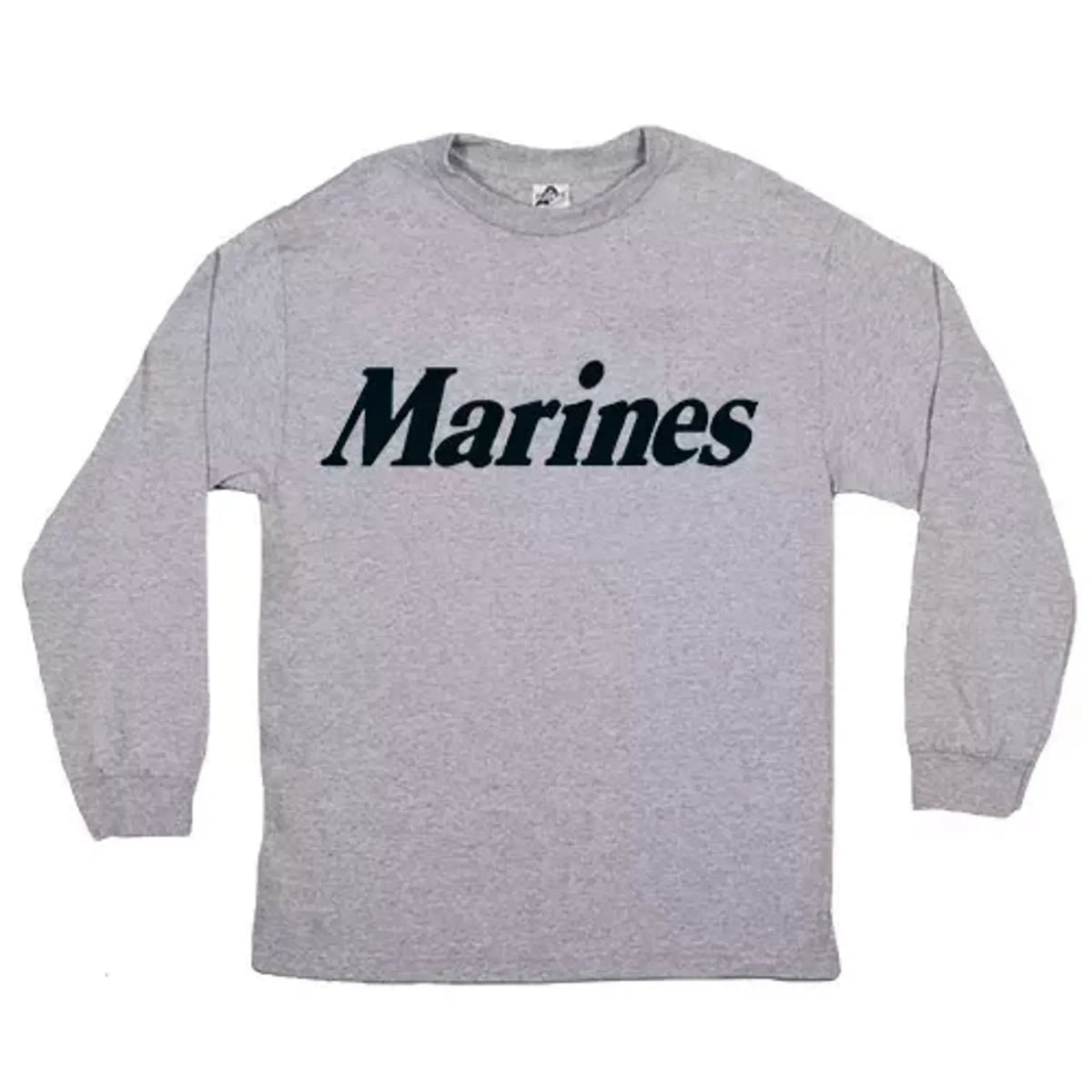Marines Long Sleeve T-Shirt Grey Small
