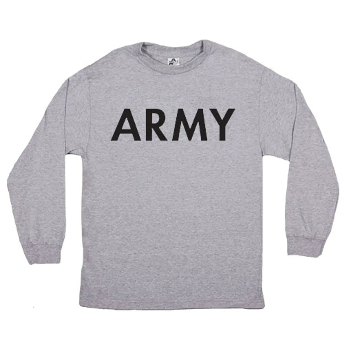 Army Long Sleeve T-Shirt Grey Small