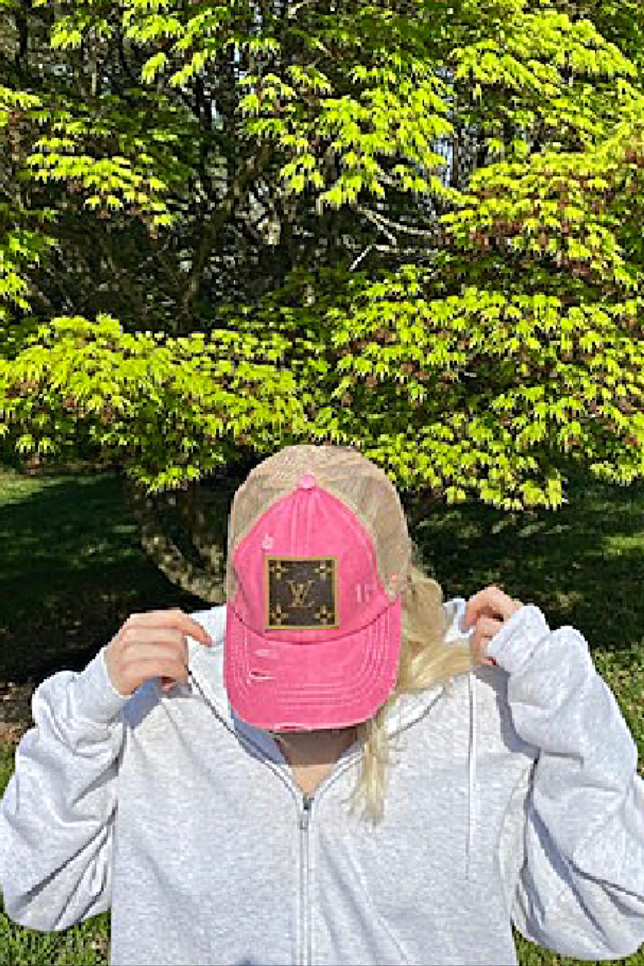 Upcycled Distressed Trucker Cap