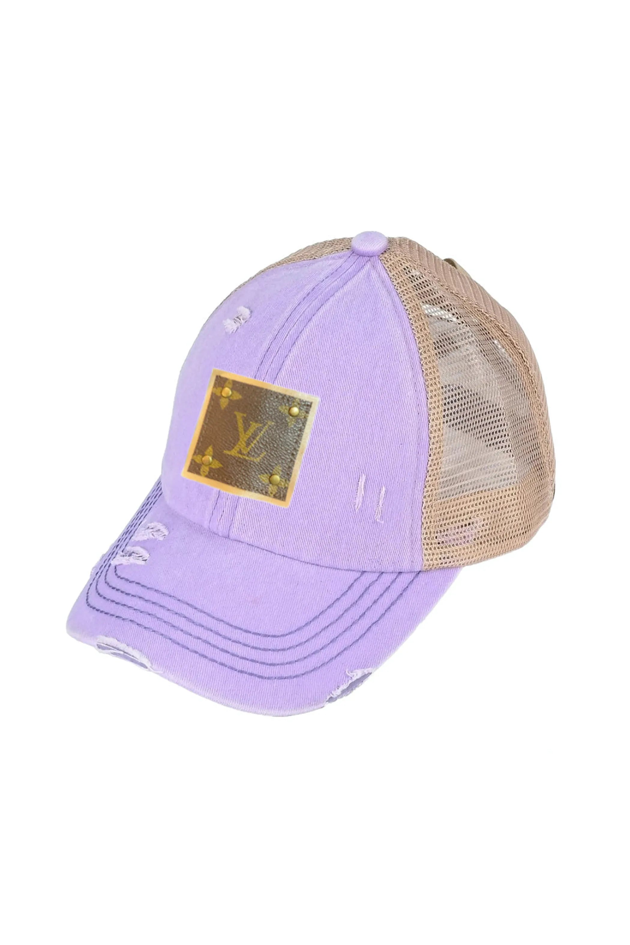 Upcycled Distressed Trucker Cap