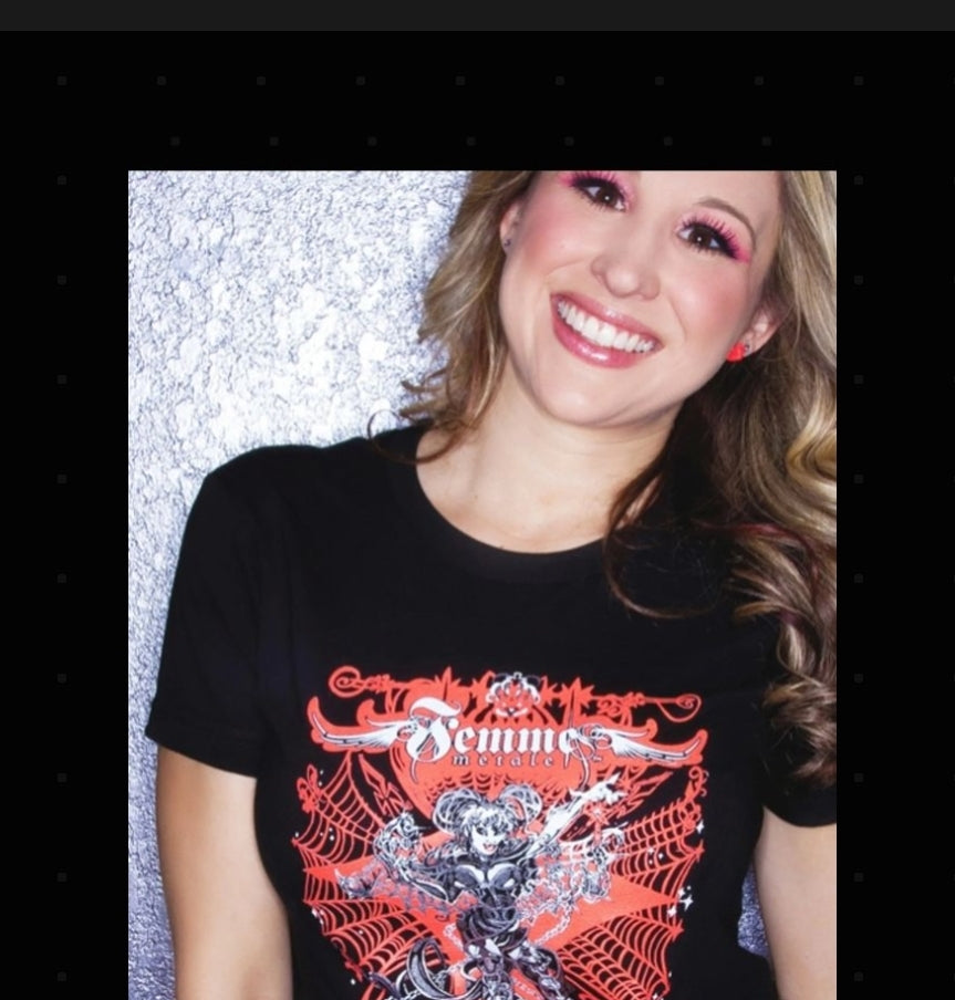 ,T Shirt Red Girl