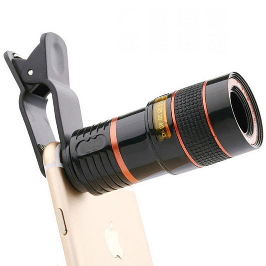 ,Mobile Phone Universal 8X8 Optical Zoom Telescope